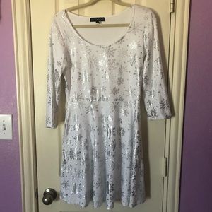 White Snowflake Dress
